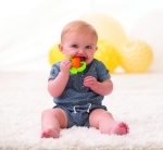 Силиконова бебешка гризалка Infantino - Морковче