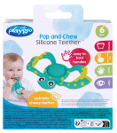 Силиконова гризалка Playgro - Костенурка Popper