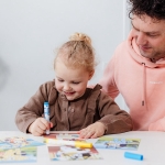 Творчески комплект Totum - Bluey, Оцветяване с точки