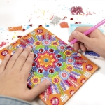 Творчески комплект Totum - Тетрадка с диаманти, Калейдоскоп