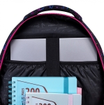 Ученическа раница Head - Котки в тъмното, 3 ципа