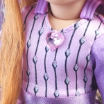 Вълшебно облекло за кукла Kruselings - Бална рокля, Лилава