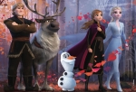Двулицеви пъзели Lisciani - Frozen, 4 х 48 части