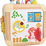 Занимателен куб Hape - С активности, 8 части