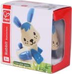 Детска играчка от бамбук Hape - Мини животинка, Заек