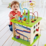Детска игра Hape - Куб със спирали