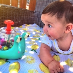 Детска играчка Battat - Светещо охлювче