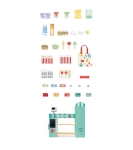 Детски игрален комплект Hape - Магазин с аксесоари, 50 части