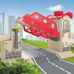 Игрален комплект Hape - Повдигащ се мост