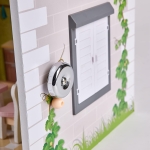 Къща за кукли Hape - С LED светлина, 18 части