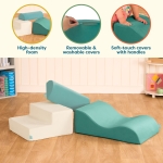 Комплект модулни форми от пяна Battat -Тюркоаз, 3 части