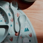 Комплект прибори за хранене Sassi - Мечка