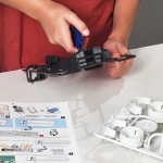 Научен комплект Buki France - Количка с въздушно задвижване, 110 части