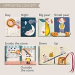 Образователна книжка Taf Toys - Противоположности