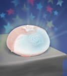 Прожектор с успокояваща светлина 3 в 1 - Infantino, Екрю