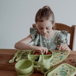 Силиконова чиния за хранене с вакуум - Sassi, Октопод