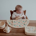 Силиконова купичка за хранене с вакуум Sassi - Динозавър