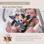 Комплект за новородено Taf Toys - Черно бели елементи, 10 части