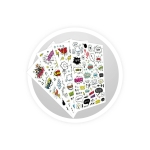 Творчески комплект 3 в 1 Buki France - Таблет с пособия за рисуване