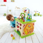 Детска игра Hape - Куб със спирали