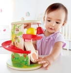 Дървена играчка Hape - Натисни и плъзни, Джунгла