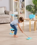 Игрален комплект Hape - Метла и стойка за почистване, 6 части