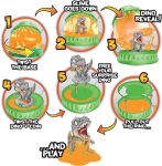 Капсула слайм с изненада Craze - Динозавър, Асортимент