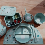 Комплект прибори за хранене Sassi - Мечка