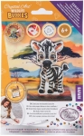Комплект за диамантена бродерия Craft Buddy - Crystal Art Buddies, Зебра