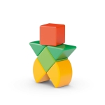 Магнитен конструктор Geomag - Magicube, Стартов комплект, 6 части