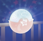 Прожектор с успокояваща светлина 3 в 1 - Infantino, Екрю