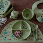 Силиконова чиния за хранене с вакуум - Sassi, Октопод