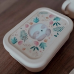 Силиконова кутия за храна Sassi - Ленивец