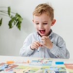 Творчески комплект Totum - Bluey, Оцветяване с точки