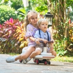 Количка за яздене Hape - Wiggle & Giggle, Червена