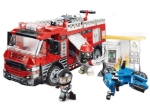 Конструктор Qman - MineCity, Пожарна станция за зареждане, 275 части