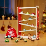 Дървен коледен календар Hape - Увеселителен парк