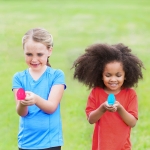 Комплект за игра 3 в 1 Battat - Състезания на открито, 16 части