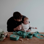 Силиконова чаша със сламка Sassi - Лисица