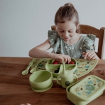 Силиконова кутия за храна Sassi - Ленивец