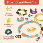 Творчески комплект Battat - Многоцветни мъниста Pop Art, 150 броя