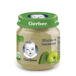 Пюре Nestle GERBER - Ябълки и тиквички, 130 g