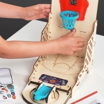 Детска игра за сглобяване Buki France - Баскетболен кош