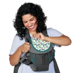 Ергономично кенгуру с джоб  2 в 1 Infantino - Сиво