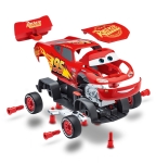 Игрален комплект за сглобяване Revell - Disney Cars, Lightning McQueen, Със звук и светлина
