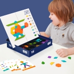 Образователен пъзел Toi World - Геометрични фигури