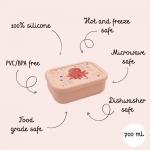 Силиконова кутия за храна Sassi - Ленивец