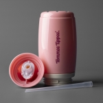 Неразливаща се термочаша със сламка Tommee Tippee - Active Straw, 266 ml, 12  m+, Розова