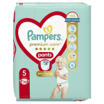 Бебешки пелени гащи Pampers - Premium Care 5, 34 броя