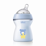 Бебешко шише за хранене Chicco - Natural Feeling РР, за момче, 250 ml, 2 m+